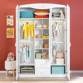 Cilek Baby Cotton 3 Doors Wardrobe With Window - Kids Haven